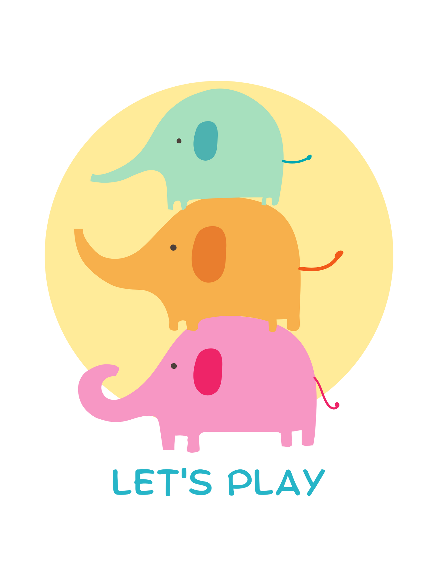 Teal Let's Play Graphic