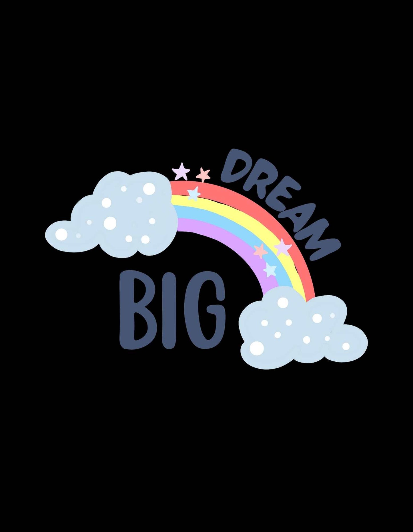 Black Dream Big Graphic