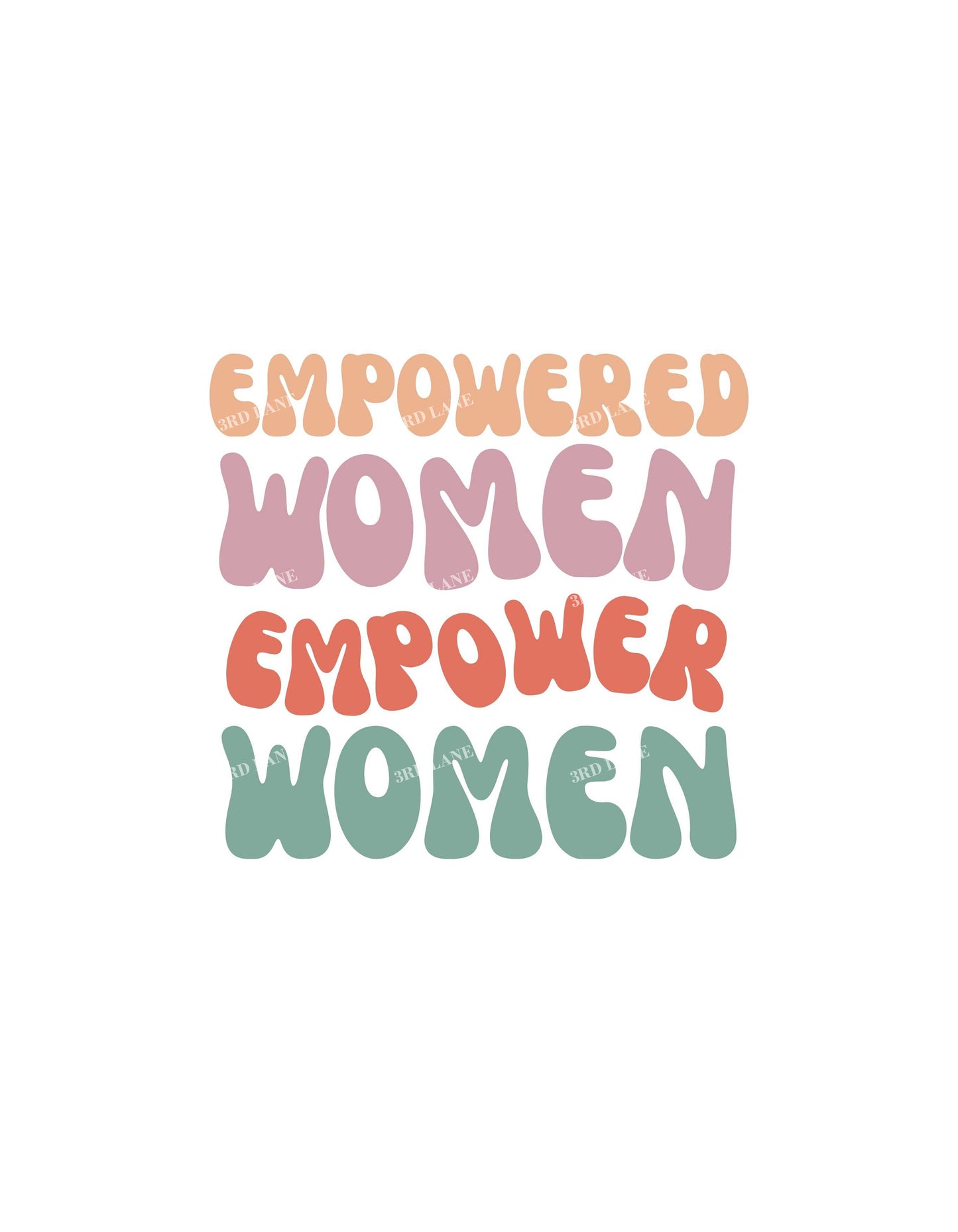 White Women Empowerment Graphic