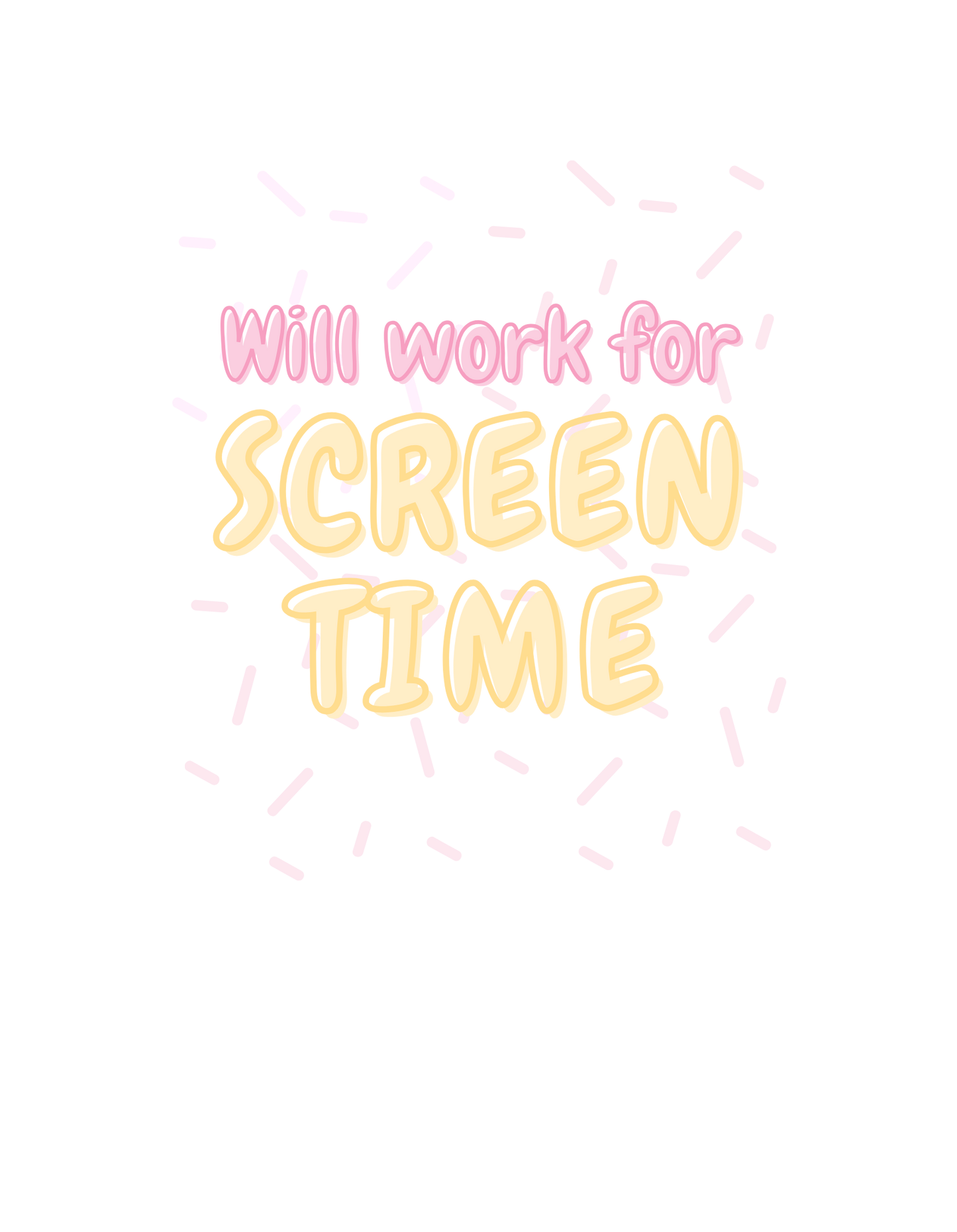 Teal Screen Time Graphic