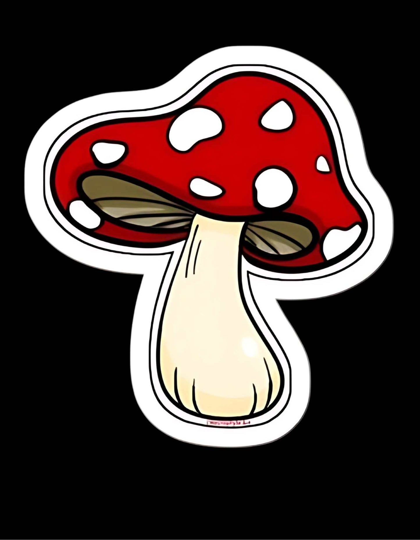 Black Mushrooms Graphic