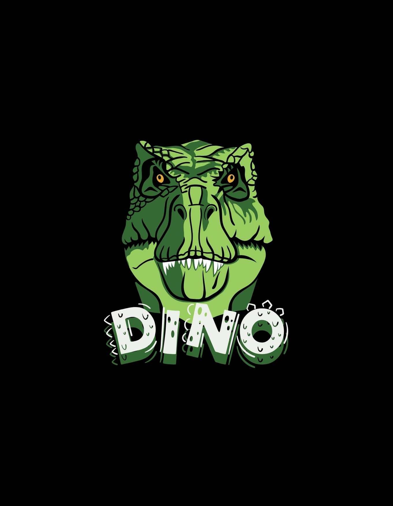 Black Dino Graphic