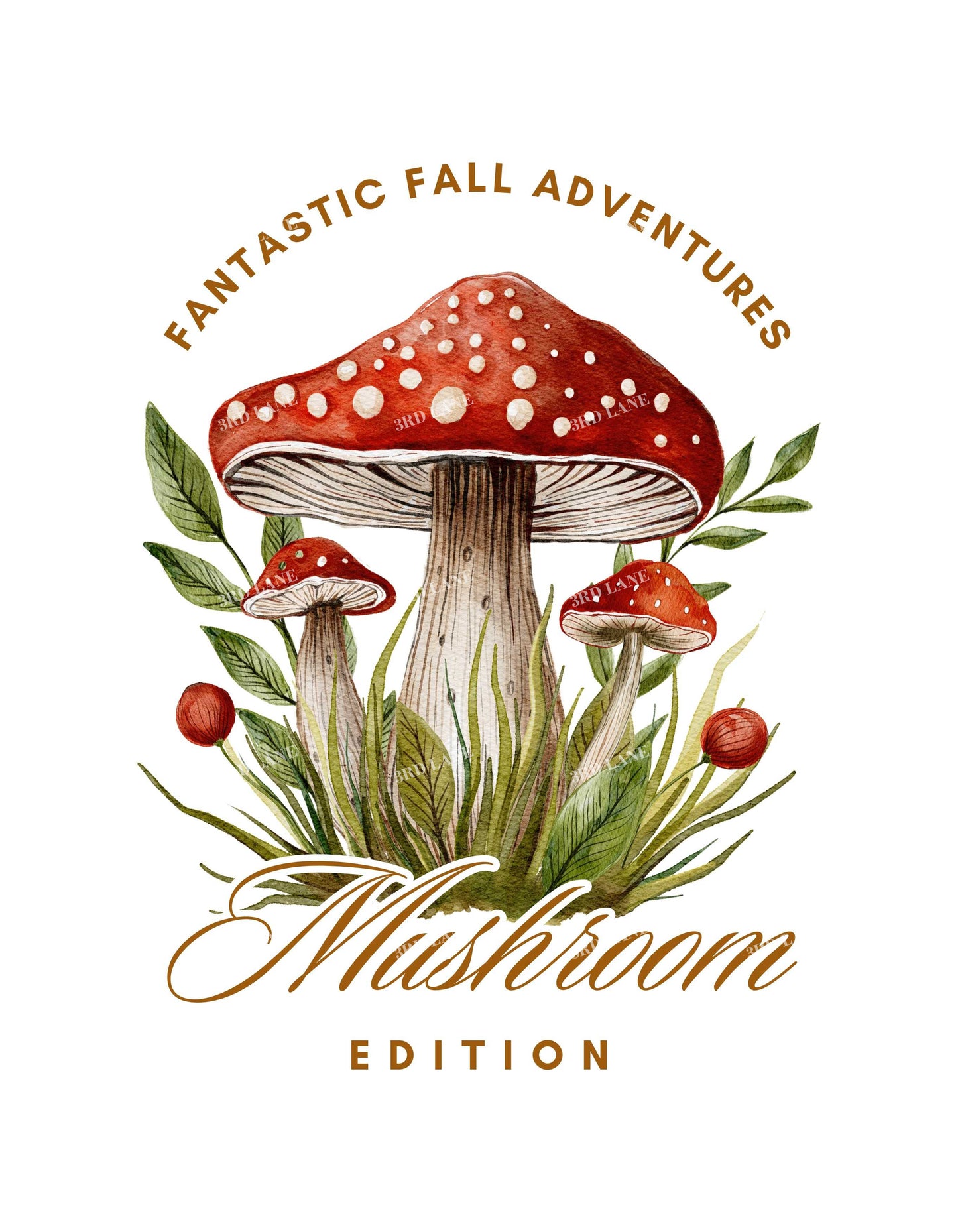 White Mushroom Edition Graphic