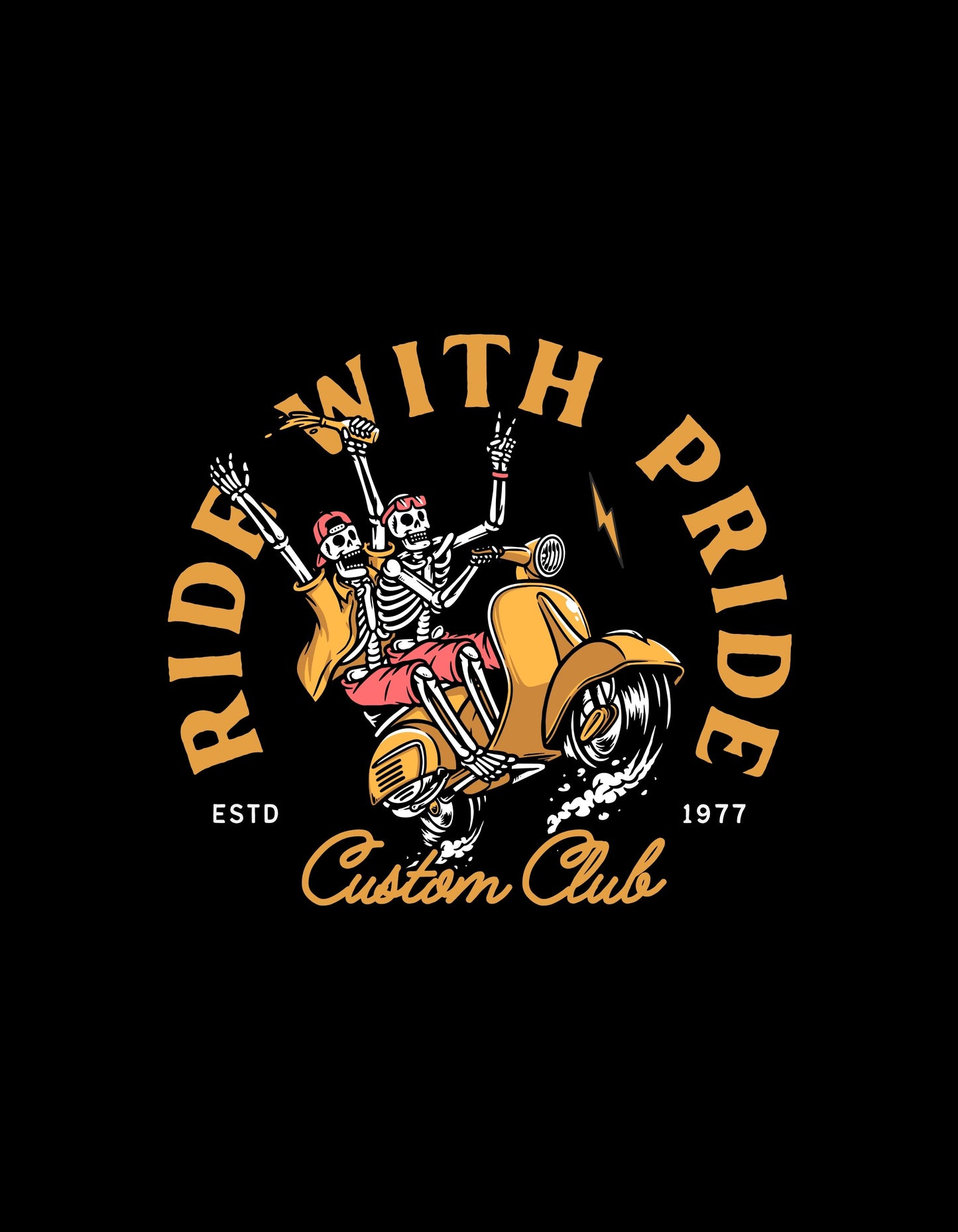 Ride With the Pride Both Side Graphic