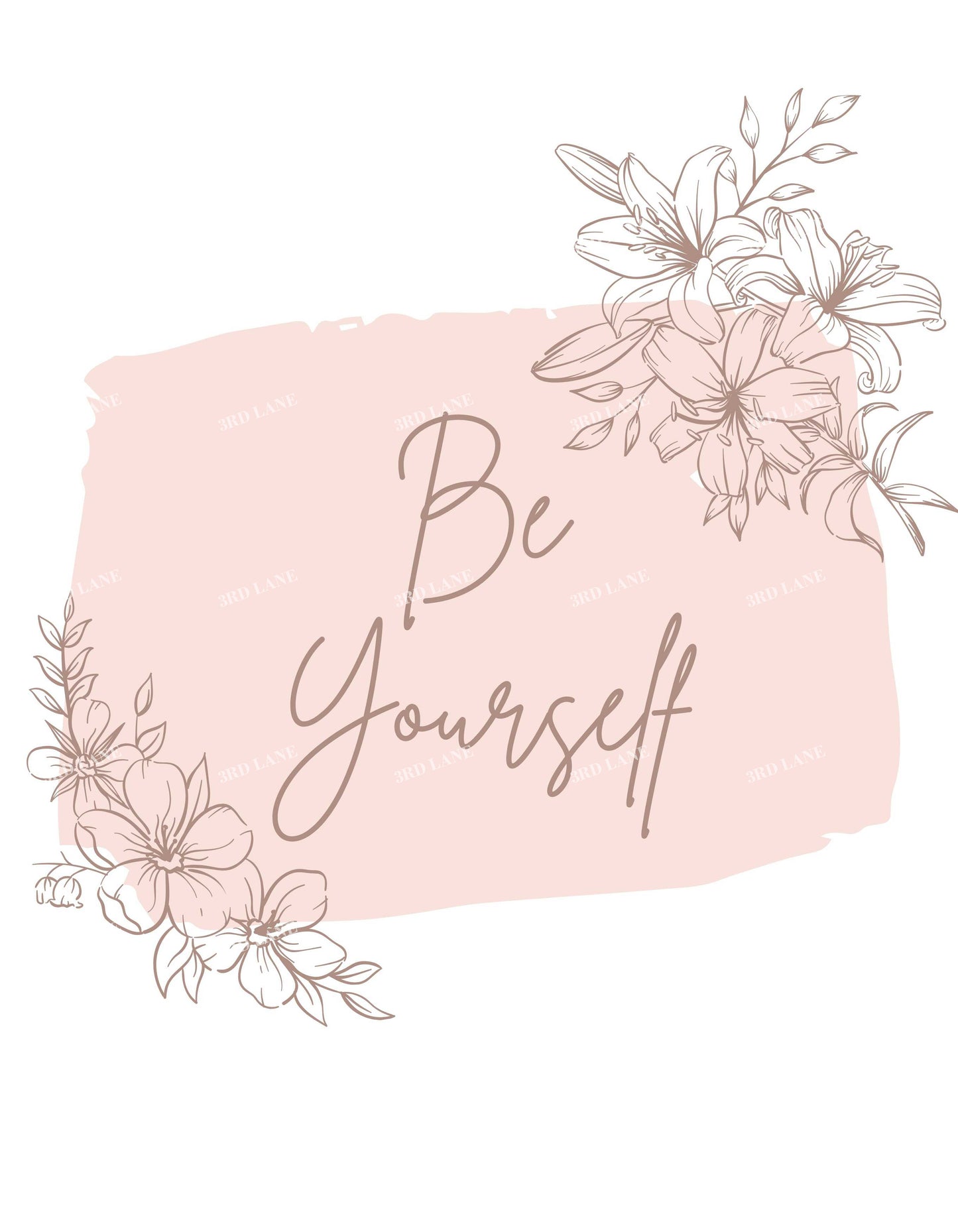 White Be Yourself Graphic 1