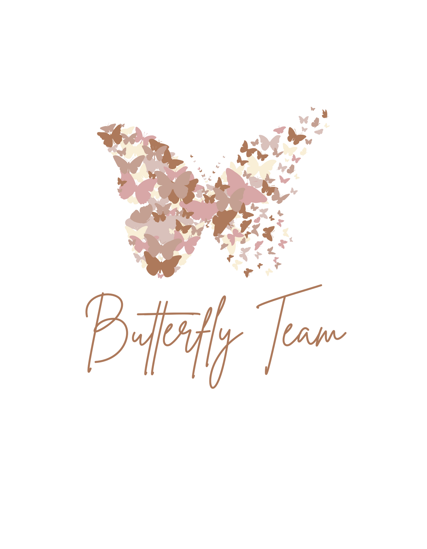 Coral Butterfly team Graphic