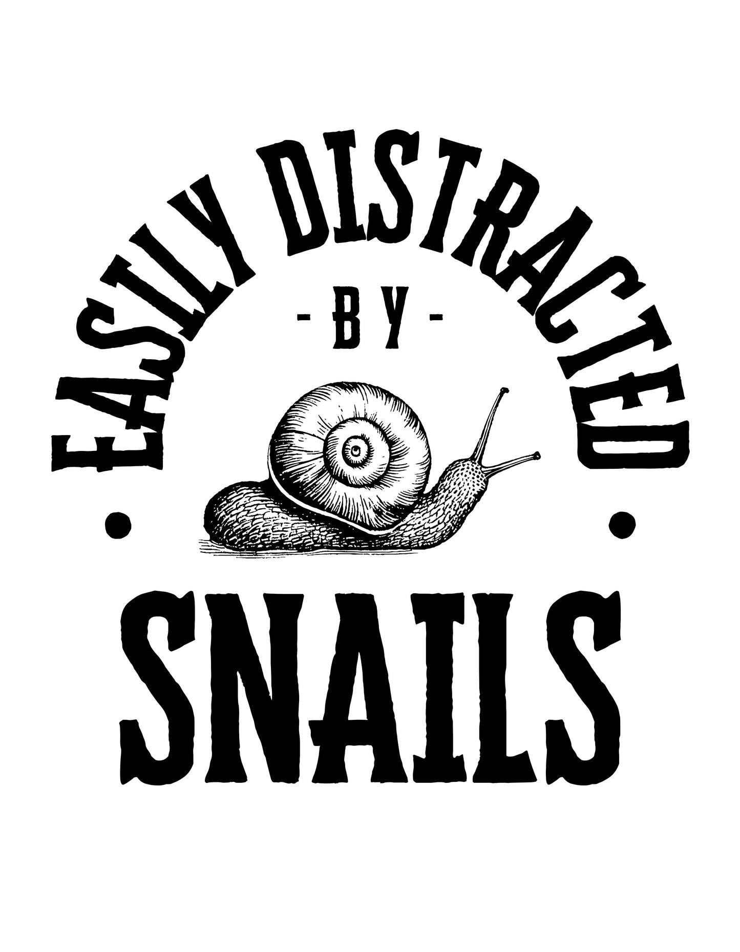 Lt Grey Marl Snail Graphic