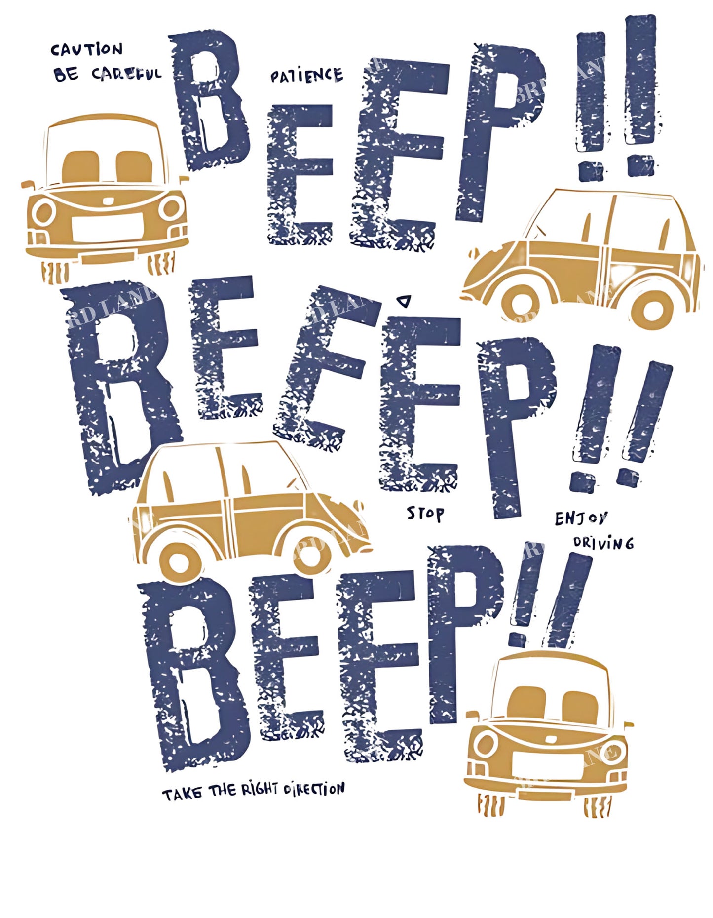 Coral Beep Graphic