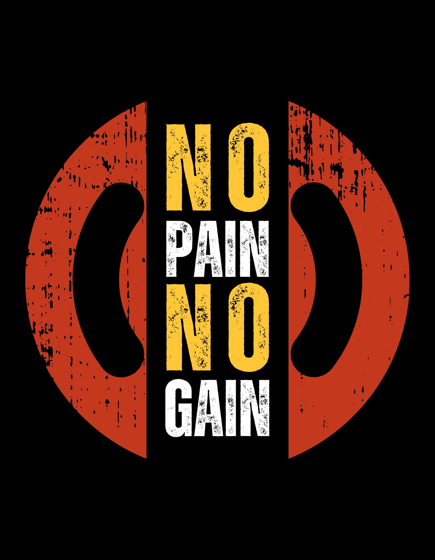 No Pain No Gain Graphic