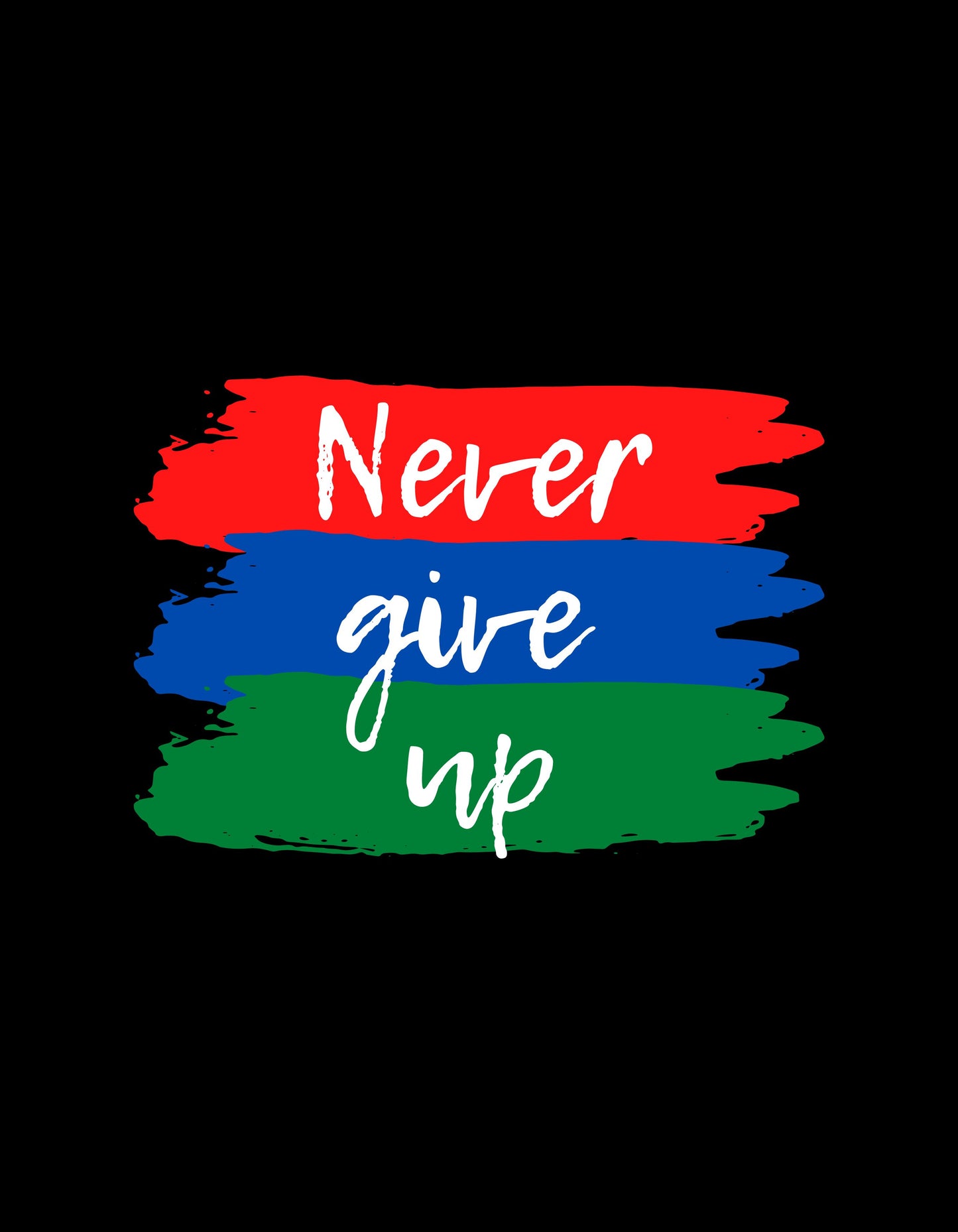 Never Give Up Graphic