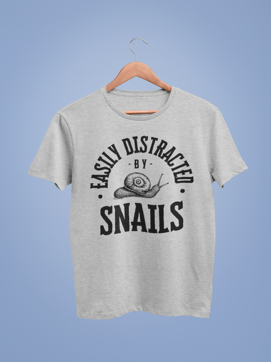 Lt Grey Marl Snail Graphic