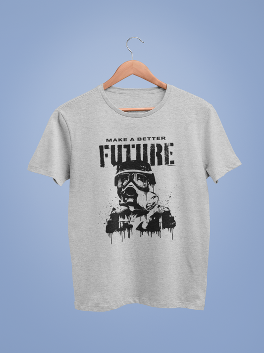 Lt Grey Marl Make Better Future Graphic