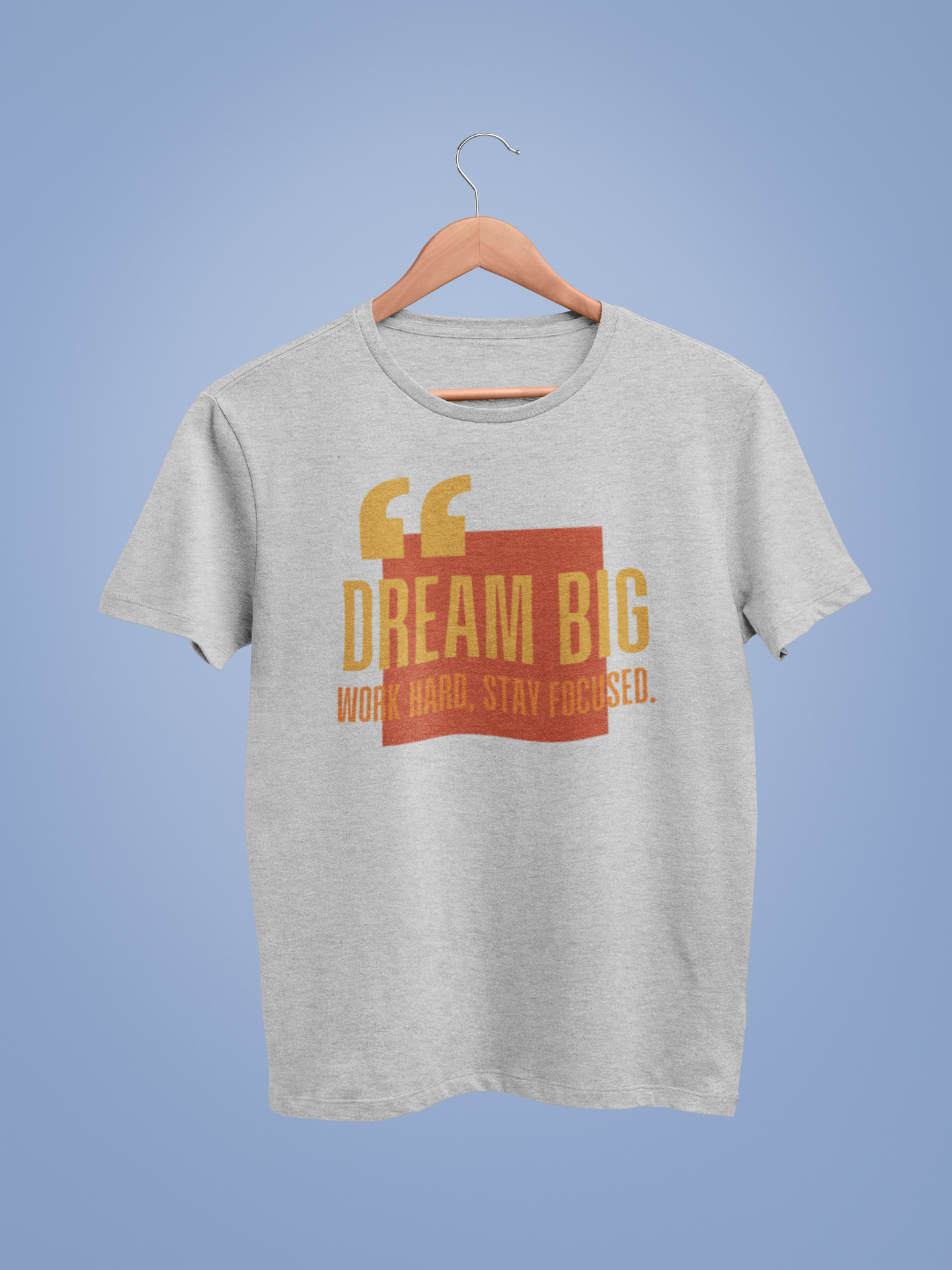 Lt Grey Marl Dreaming Big Graphic