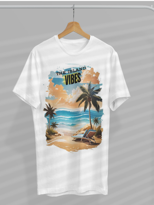 The Island Vibes Beach Graphic