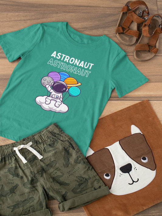 Teal Astonaut Graphic