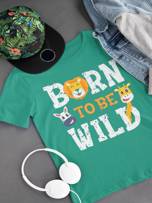 Teal Born tobe Wild Graphic