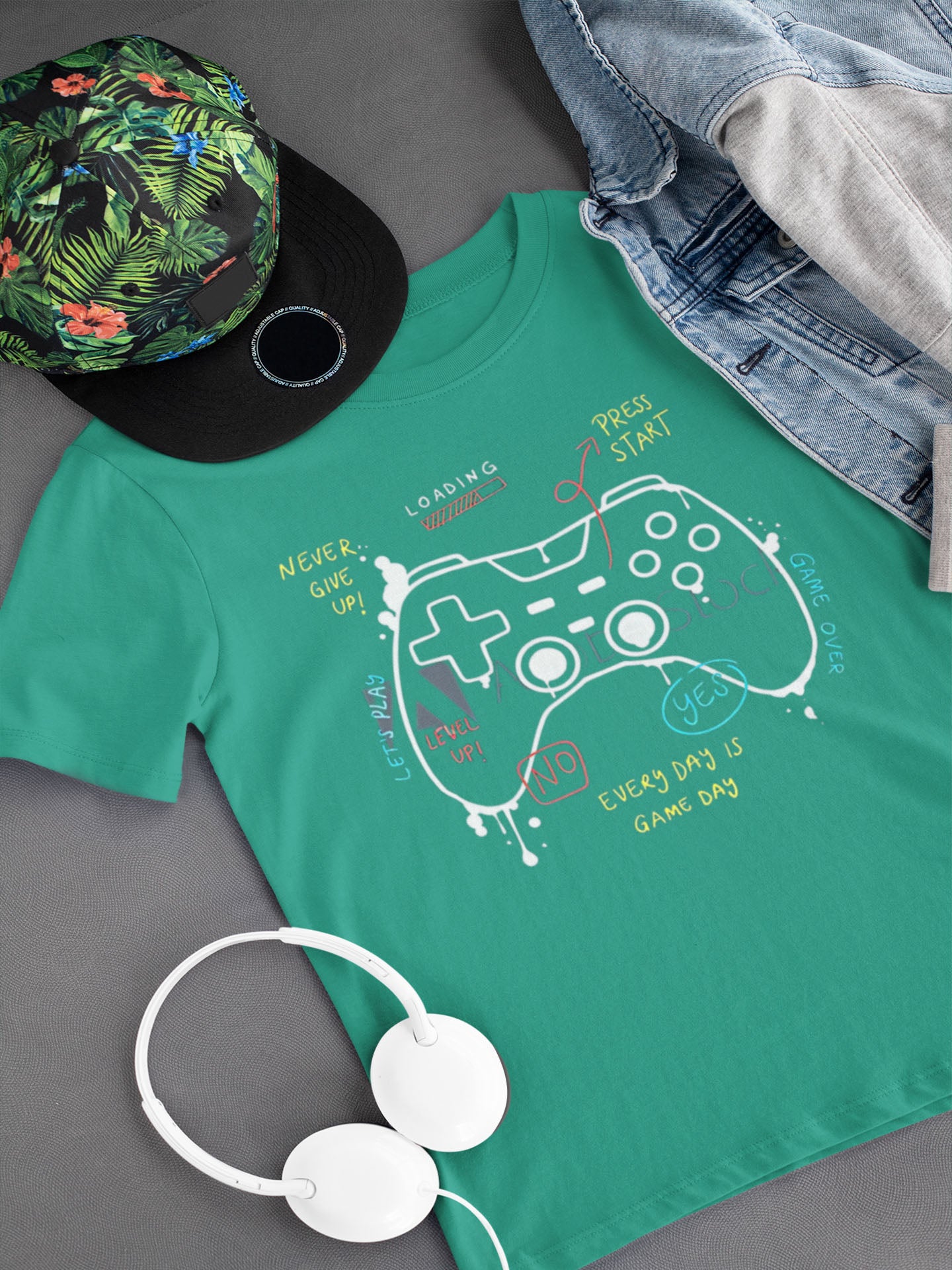 Teal Game Controller 1 Graphic