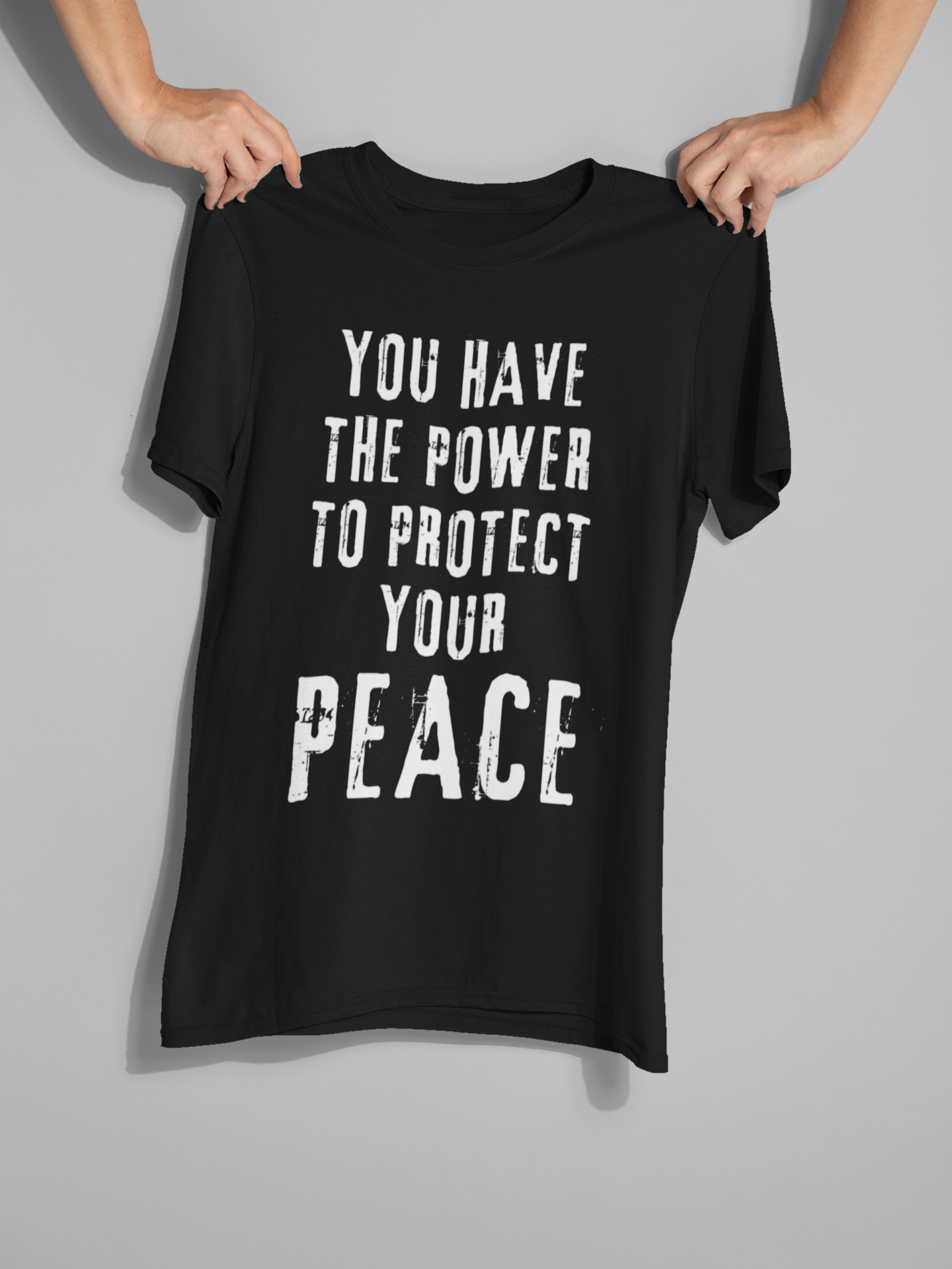 You Have Power to Protect You Peace Graphic