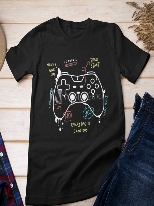 Black Game Controller 1 Graphic