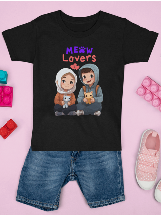 Black Meow Lovers Graphic