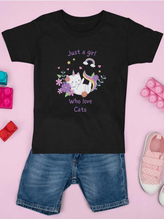 Black Girl Who Love Cats Graphic