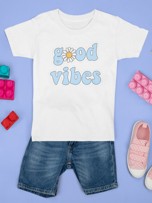 White Good Vibes Graphic