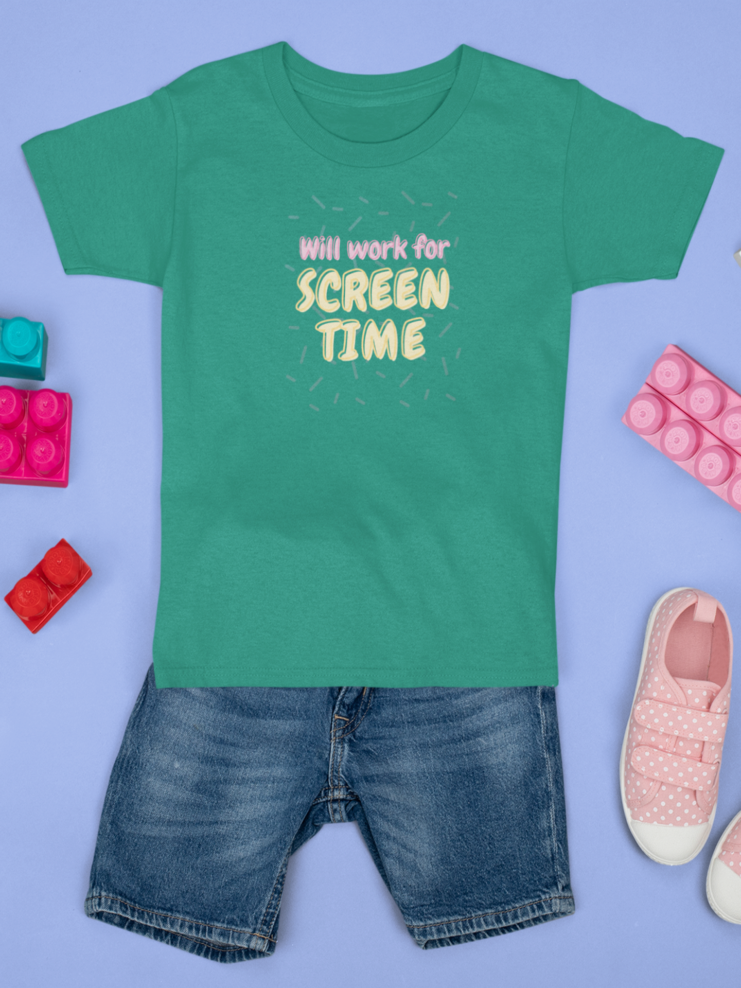 Teal Screen Time Graphic